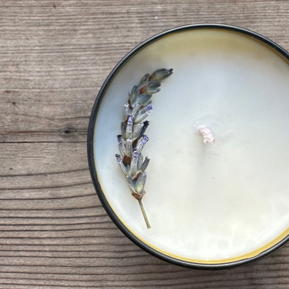 Lavender Rain Soy Candle \ Lavender, Ozone, Sea Salt & Iris