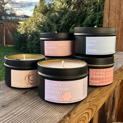 Holiday Candles - 100% Pure Soy